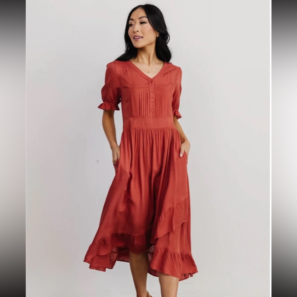 NWT BALTIC BORN Hannah Midi Dress (Size Small)